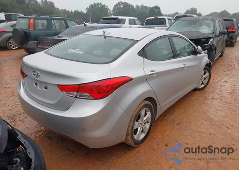 2012 Hyundai Elantra Gls (Ulsan Plant) from USA, damaged, VIN KMHDH4AE6CU281645